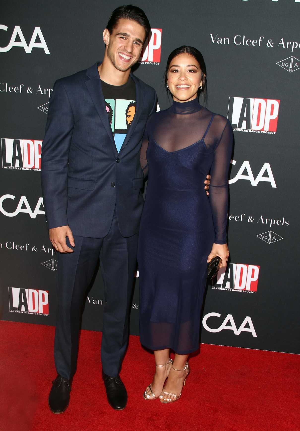 Gina Rodriguez at the Benjamin Millepied and L.A. Dance Project to Host Annual Gala in Los Angeles 10/07/2017-3