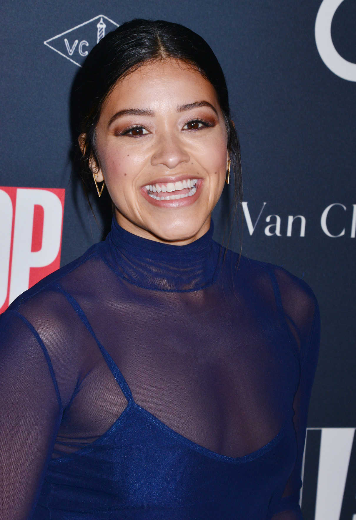 Gina Rodriguez at the Benjamin Millepied and L.A. Dance Project to Host Annual Gala in Los Angeles 10/07/2017-5