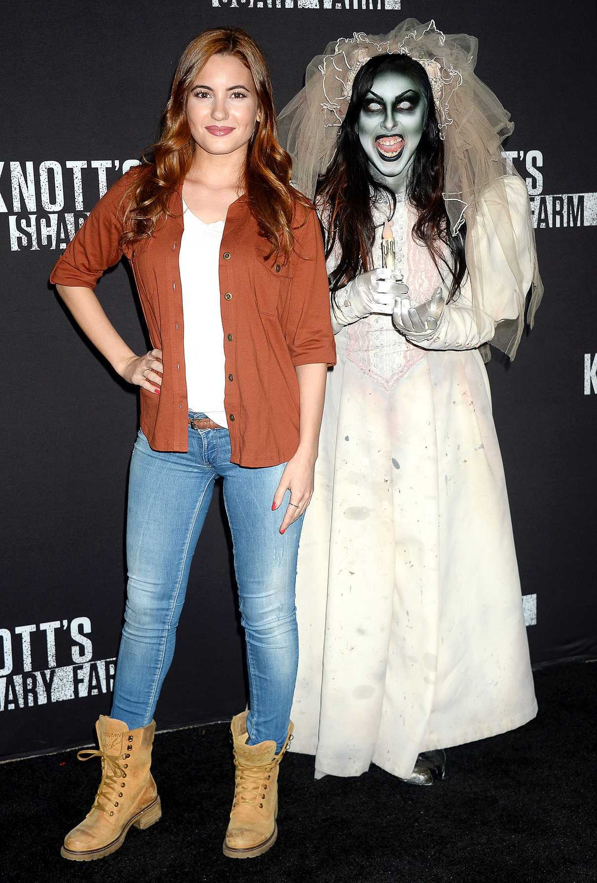 Ivana Baquero at the Knott's Scary Farm Celebrity Night in Buena Park 09/29/2017-3