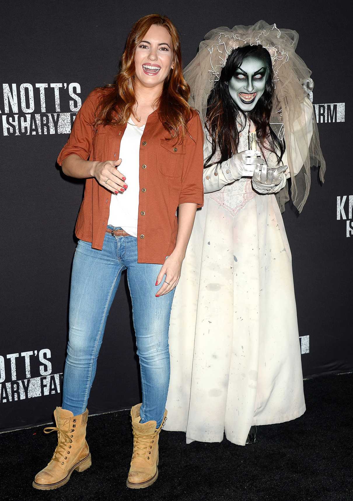 Ivana Baquero at the Knott's Scary Farm Celebrity Night in Buena Park 09/29/2017-4