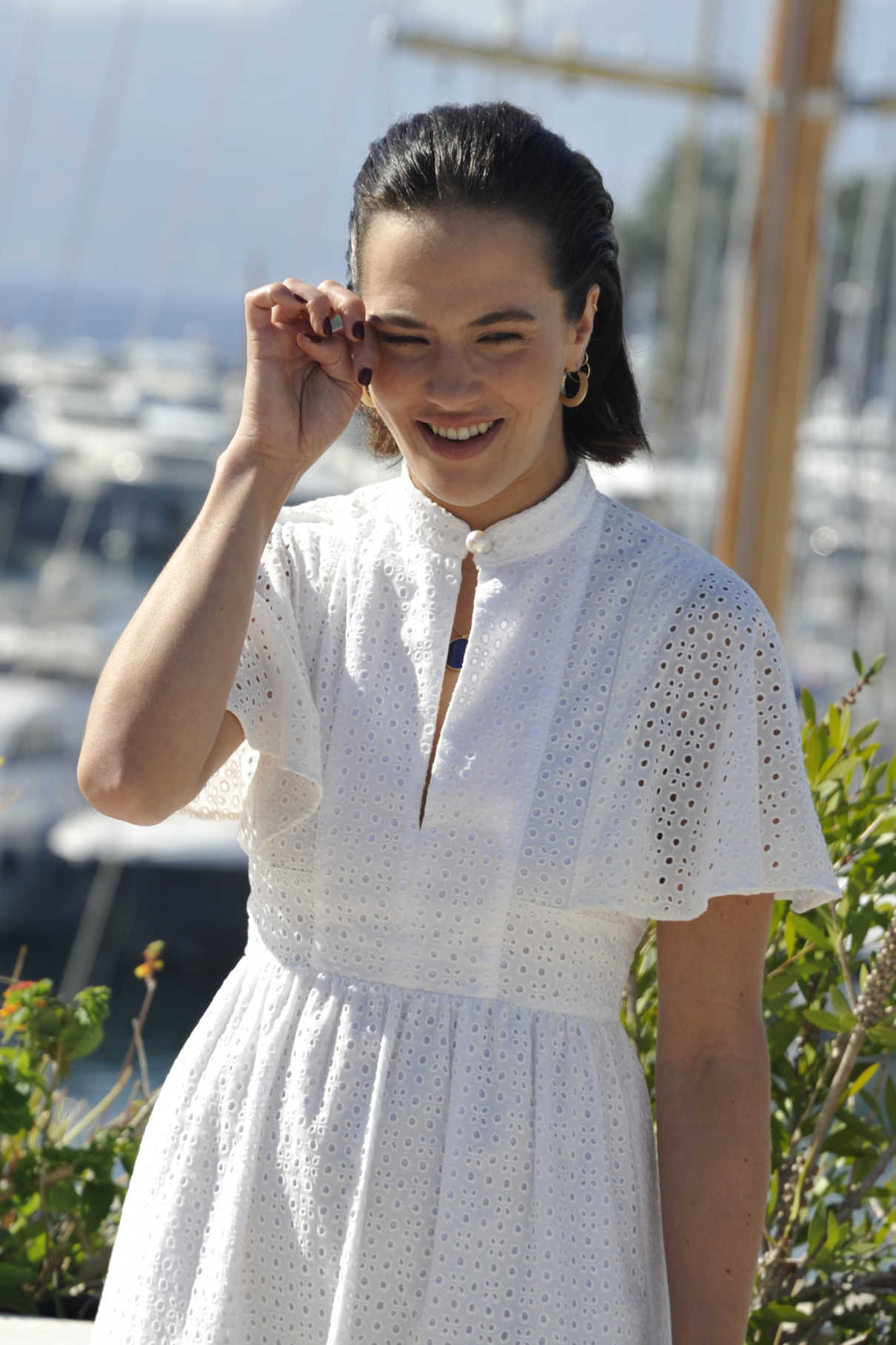 Jessica Brown Findlay at Harlots Photocall During 2017 MipCom in Cannes 10/16/2017-4
