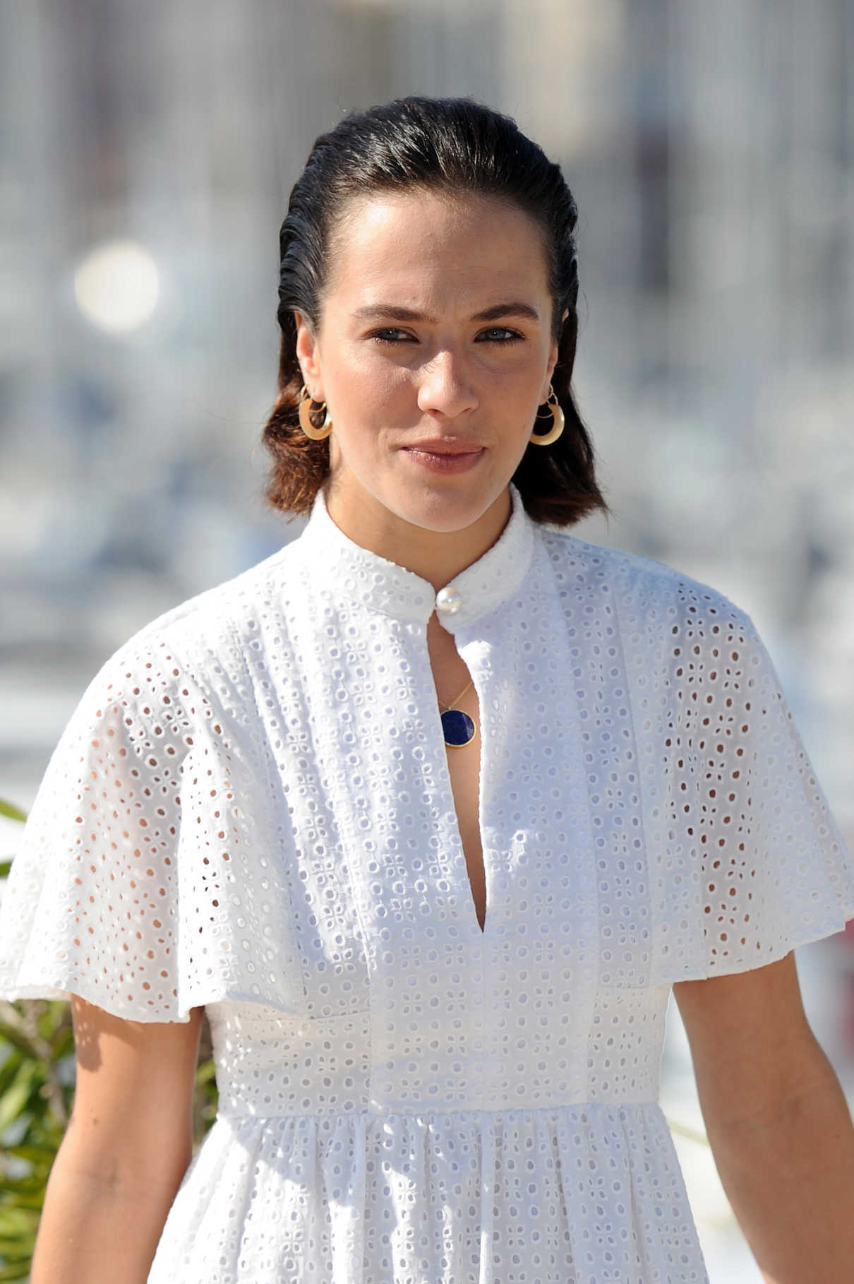 Jessica Brown Findlay at Harlots Photocall During 2017 MipCom in Cannes 10/16/2017-5