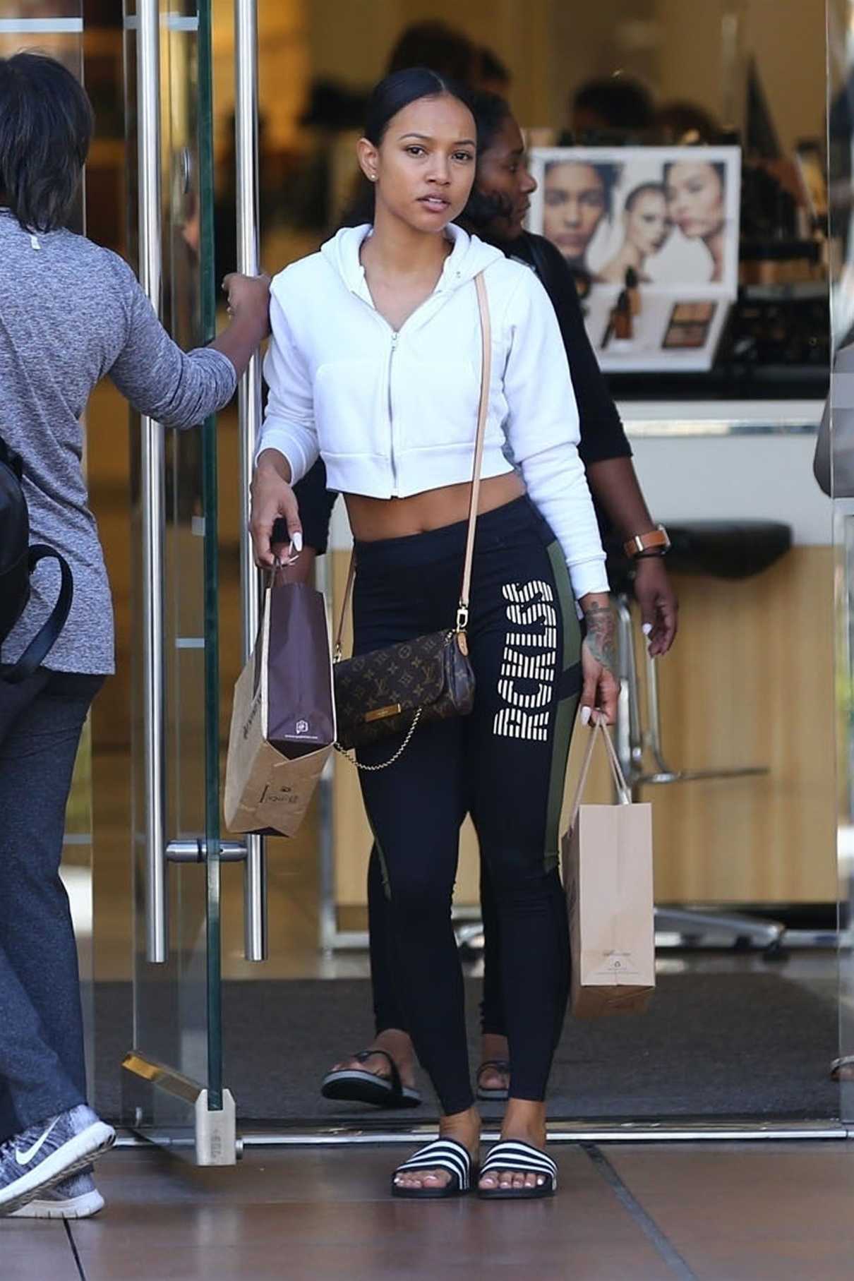 Karrueche Tran Goes Shopping at The Grove in Los Angeles 10/02/2017