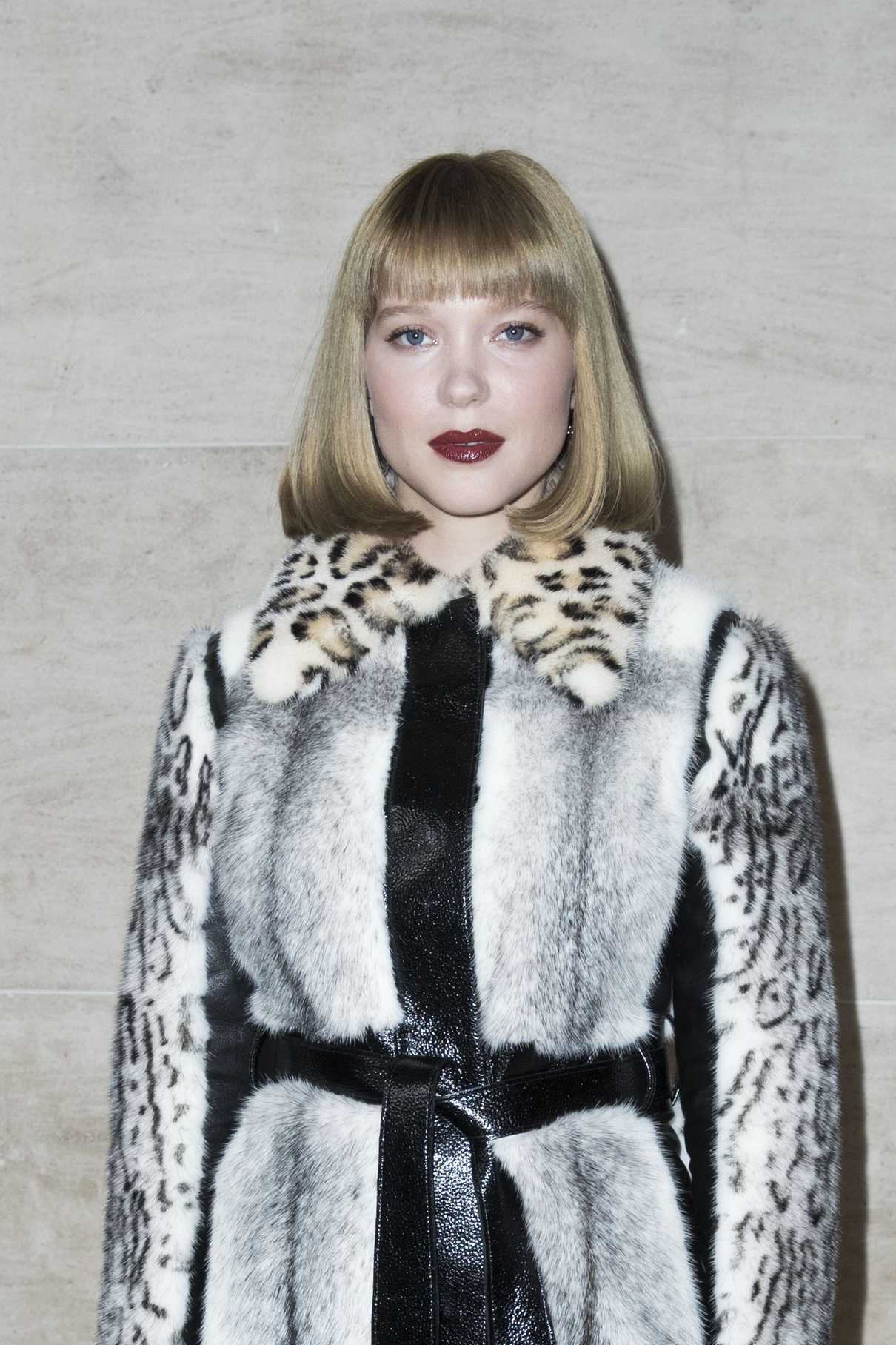 Lea Seydoux at the Louis Vuitton Show During Paris Fashion Week 10/03/2017-5