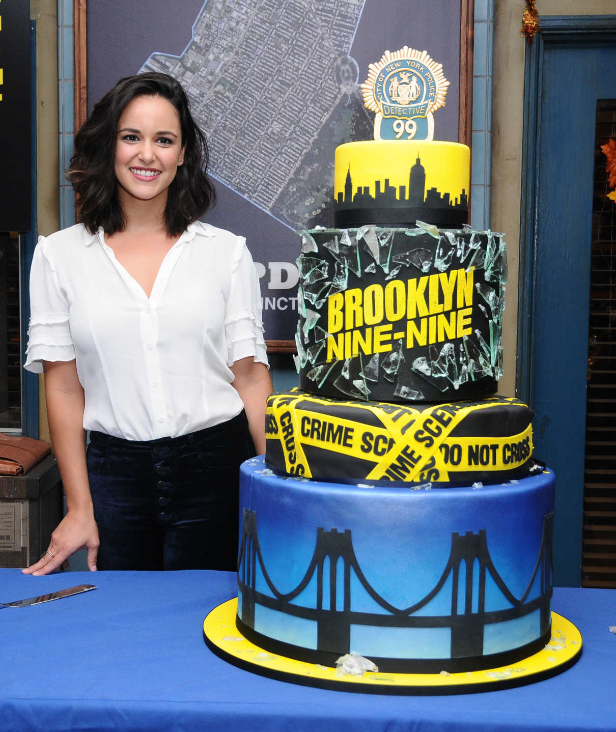 Melissa Fumero at the Brooklyn Nine-Nine 99th Episode Celebration in Los Angeles 10/04/2017-3