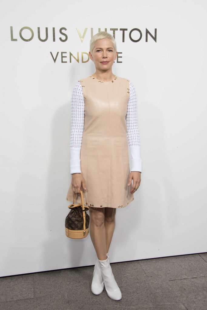 Michelle Williams at the Opening of the Louis Vuitton Boutique During Paris Fashion Week 10/02/2017-1