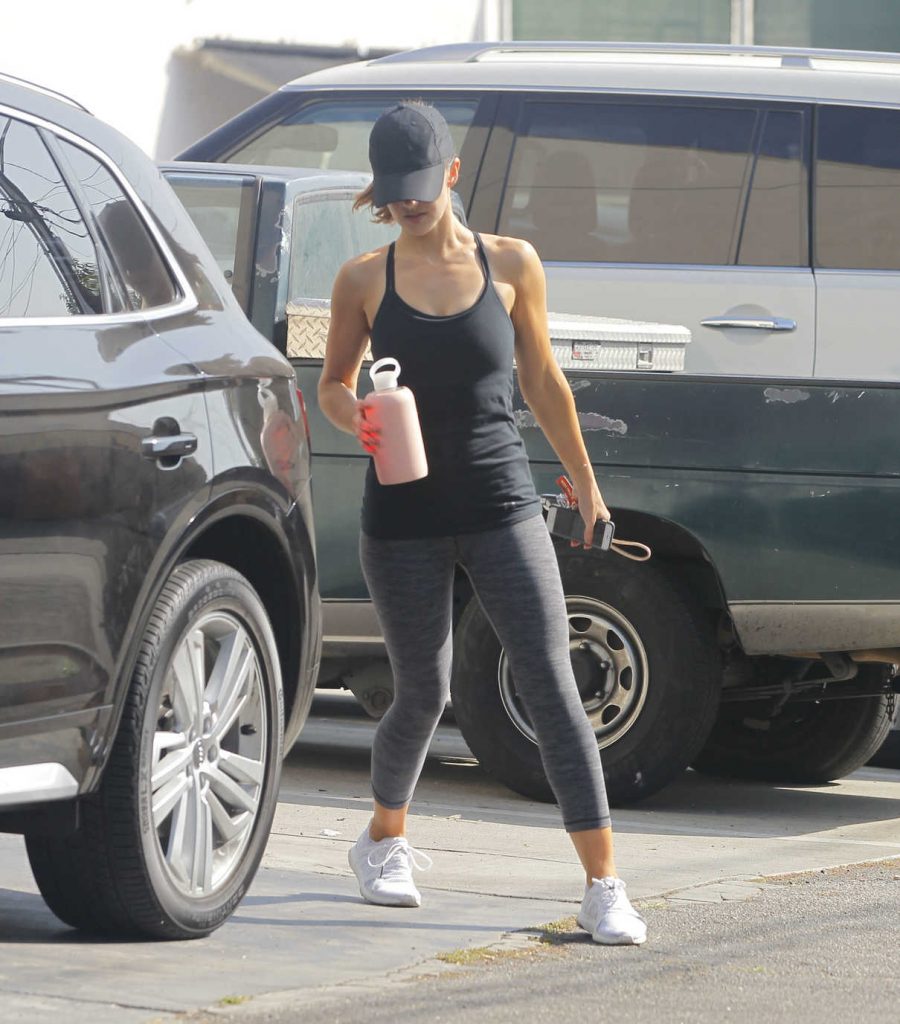Minka Kelly Leaves the Gym in LA 10/13/2017-1