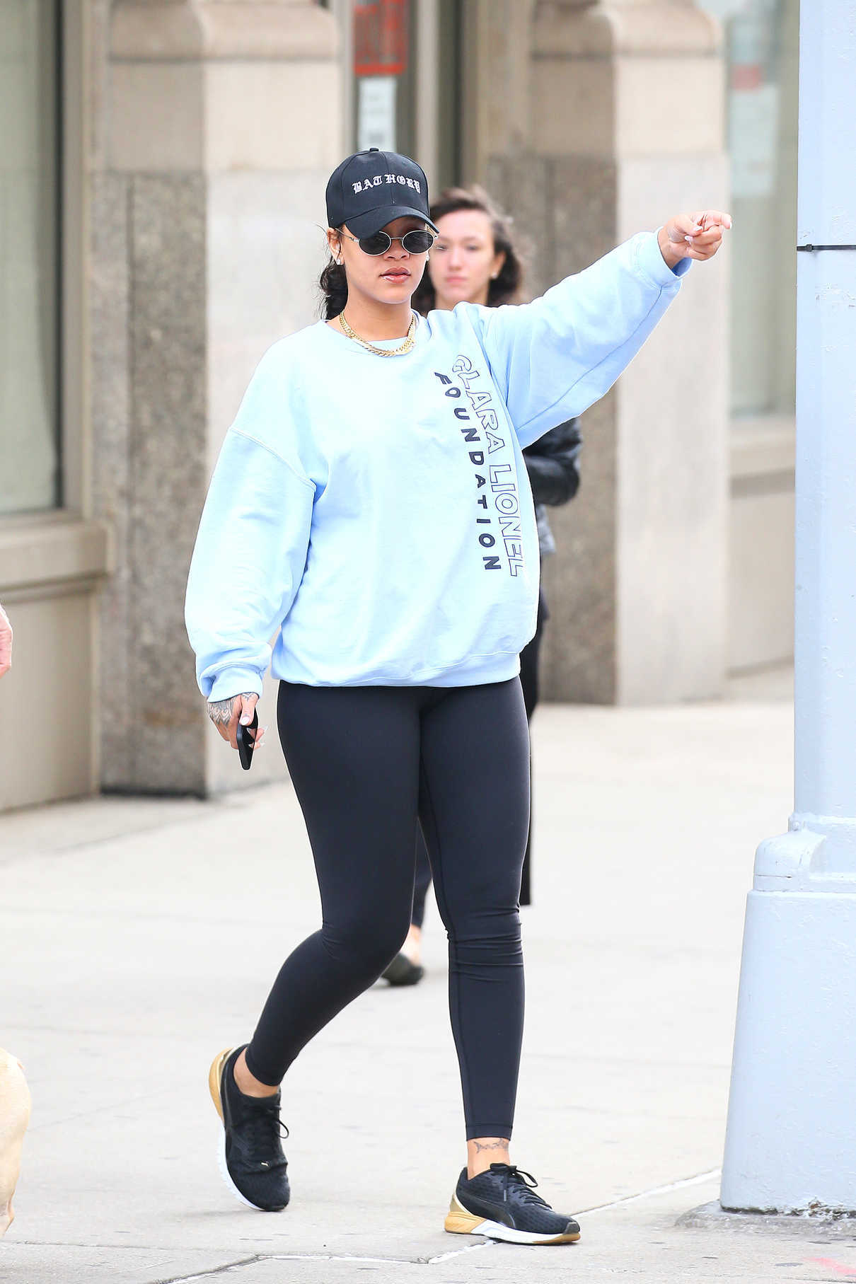Rihanna Heads to the Gym in New York City 10/12/2017-2