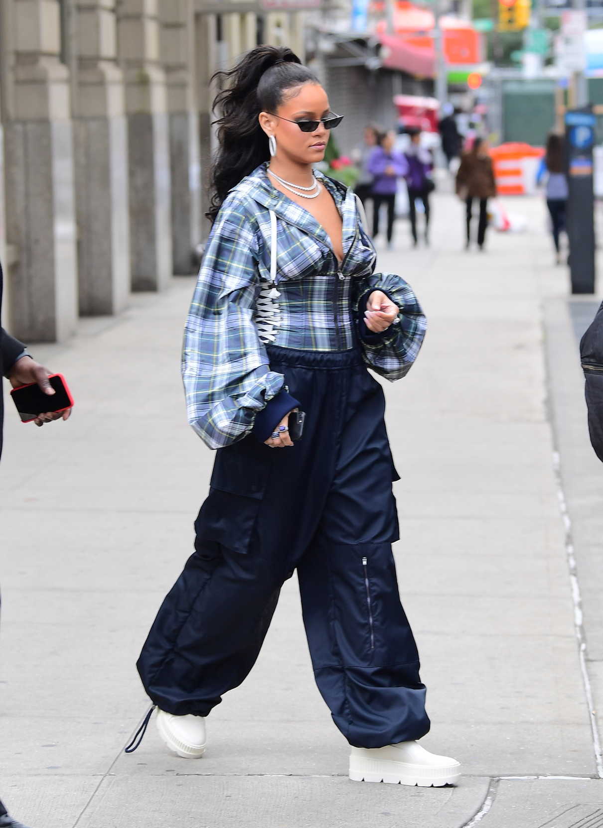 Rihanna Was Seen Out in New York City 10/13/2017-3