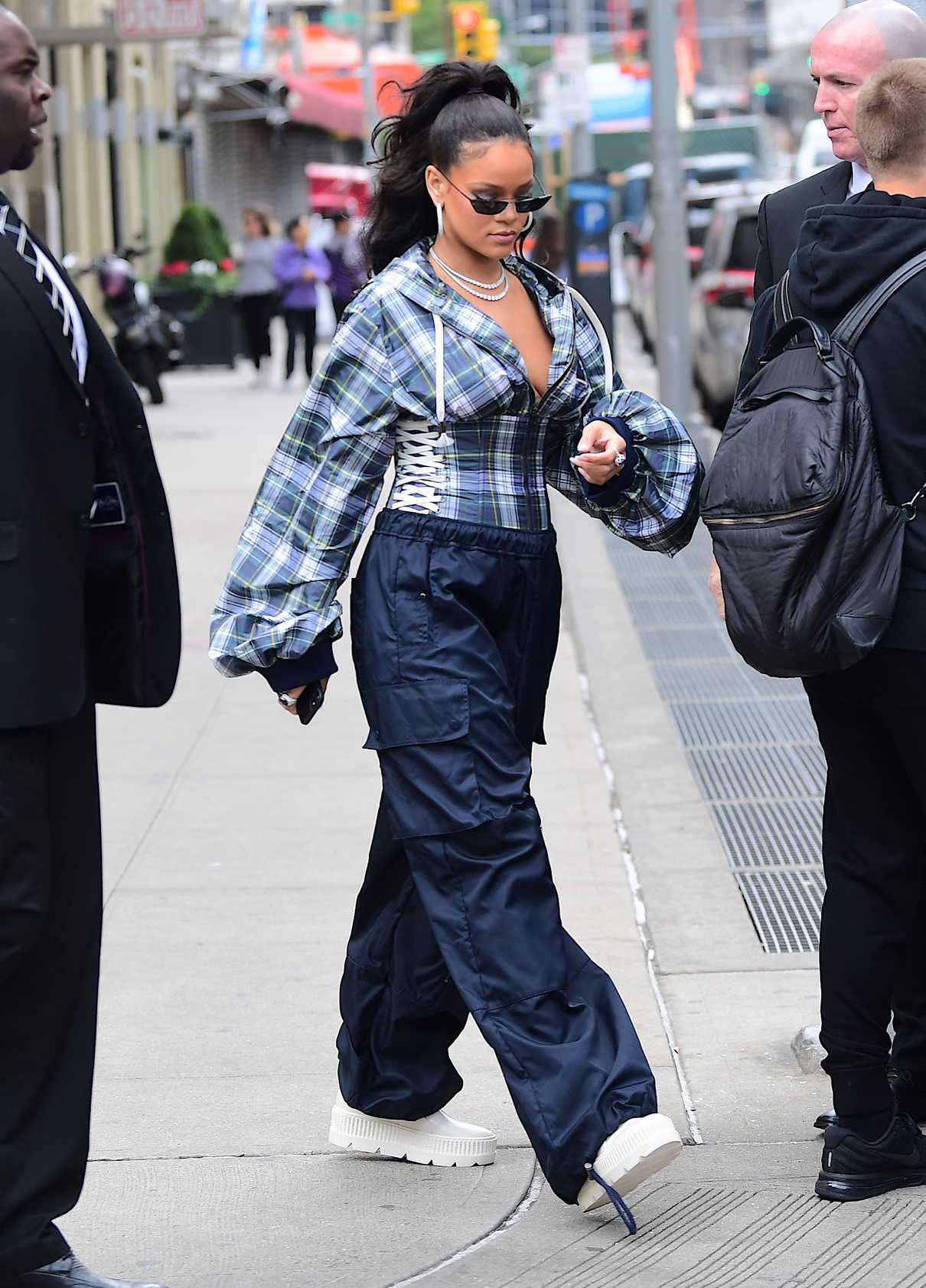 Rihanna Was Seen Out in New York City 10/13/2017-4