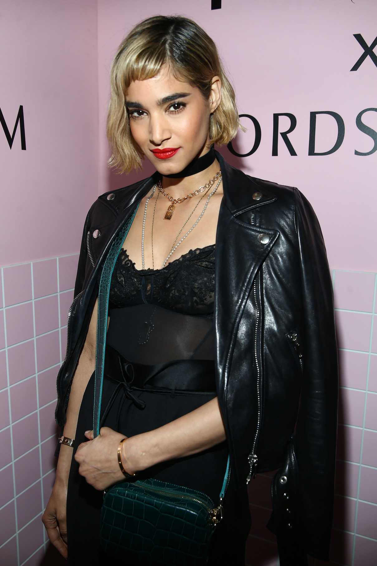 Sofia Boutella at the Pop and Suki x Nordstrom Dinner at Chateau Marmont in Los Angeles 10/12/2017-4