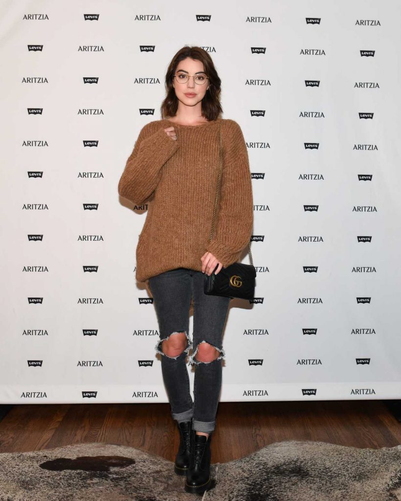 Adelaide Kane at the Levi's by Aritzia Collection Launch Event in Los Angeles 11/16/2017-1