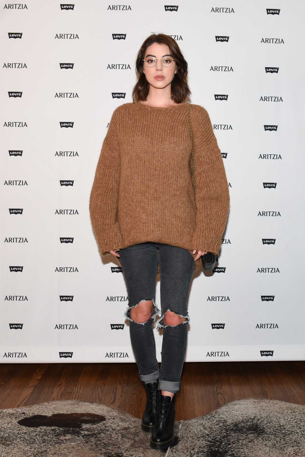 Adelaide Kane at the Levi's by Aritzia Collection Launch Event in Los Angeles 11/16/2017-2