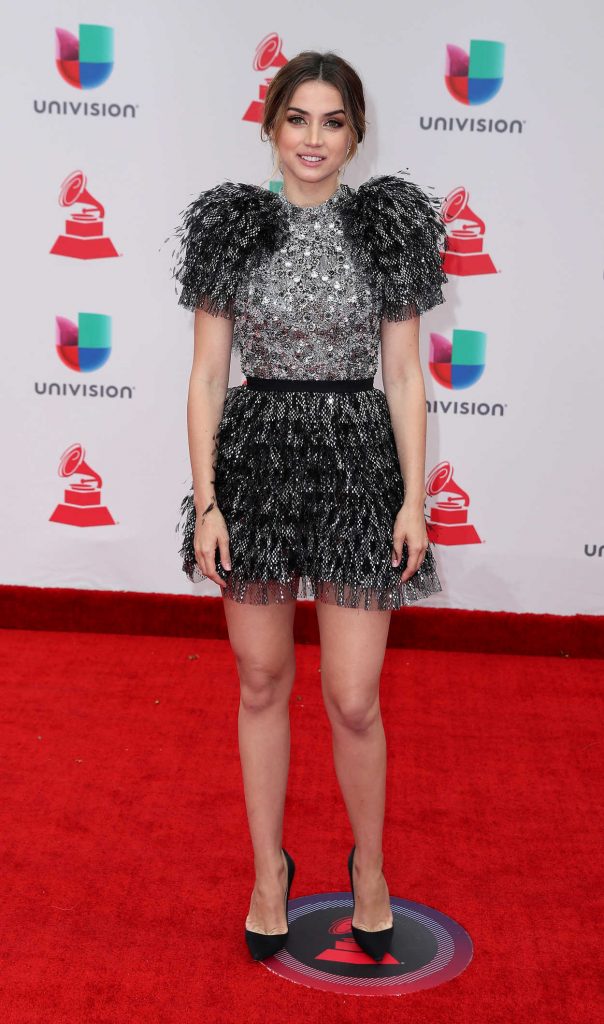 Ana de Armas at the 18th Annual Latin Grammy Awards in Las Vegas 11/16/2017-1