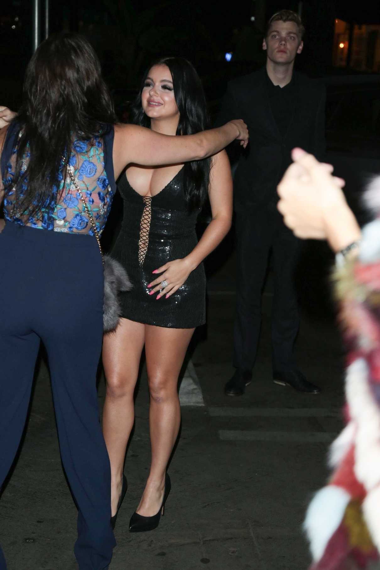 Ariel Winter Leaves LaPalme Magazine Fall Cover Party at Nightingale Plaza in LA 11/08/2017-4