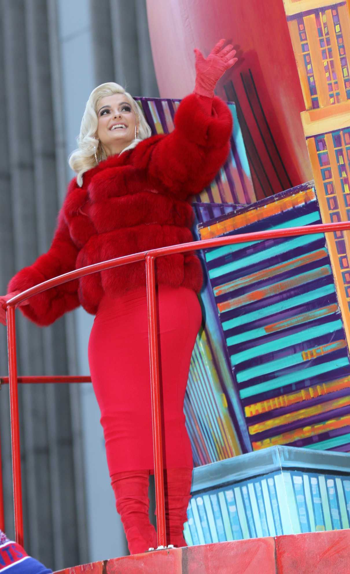 Bebe Rexha at the Macy's Thanksgiving Day Parade in NYC 11/23/2017-2