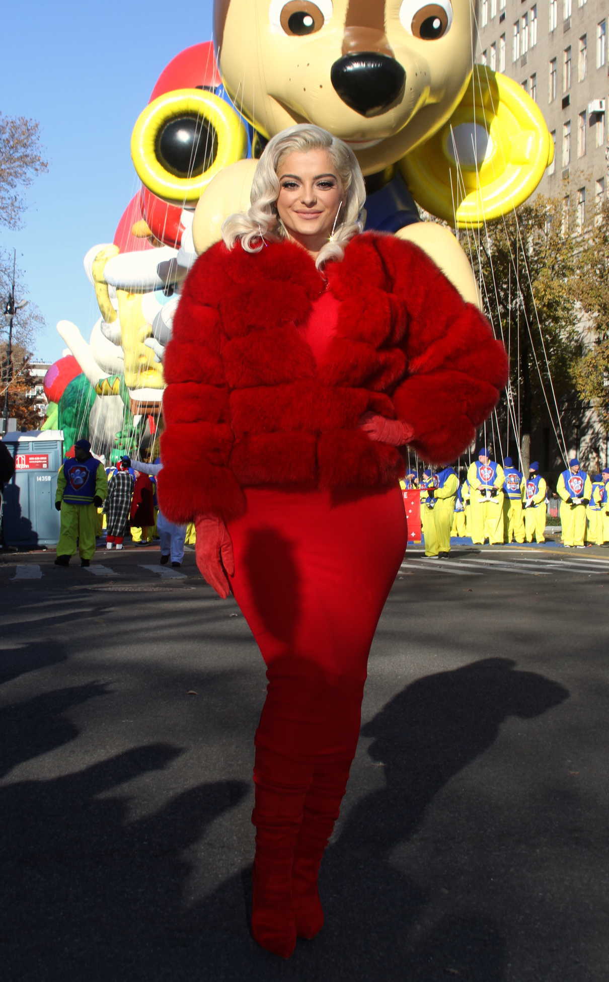 Bebe Rexha at the Macy's Thanksgiving Day Parade in NYC 11/23/2017-3