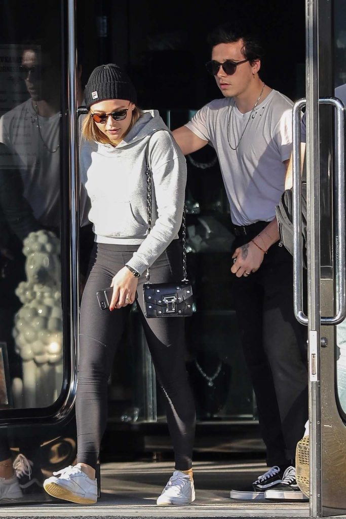 Chloe Moretz and Brooklyn Beckham Leave XIV Karot Jewelry Store in Beverly Hills 11/26/2017-1