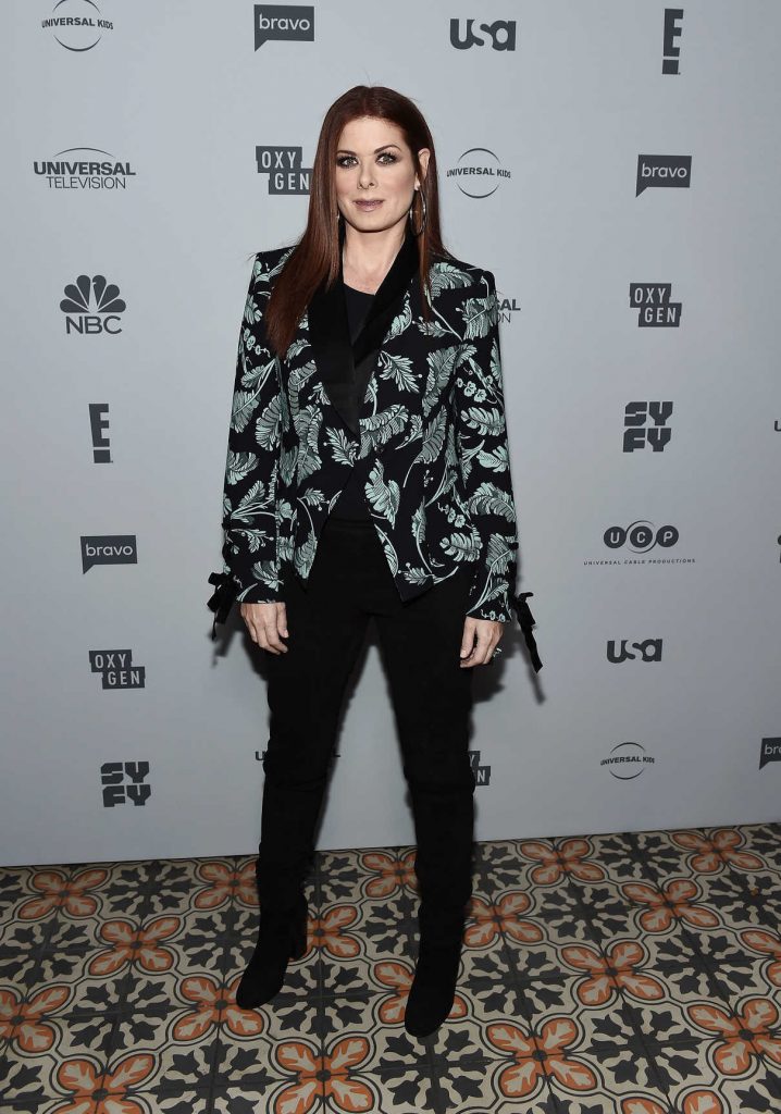 Debra Messing at NBCUniversal's Press Junket in Los Angeles 11/13/2017-1