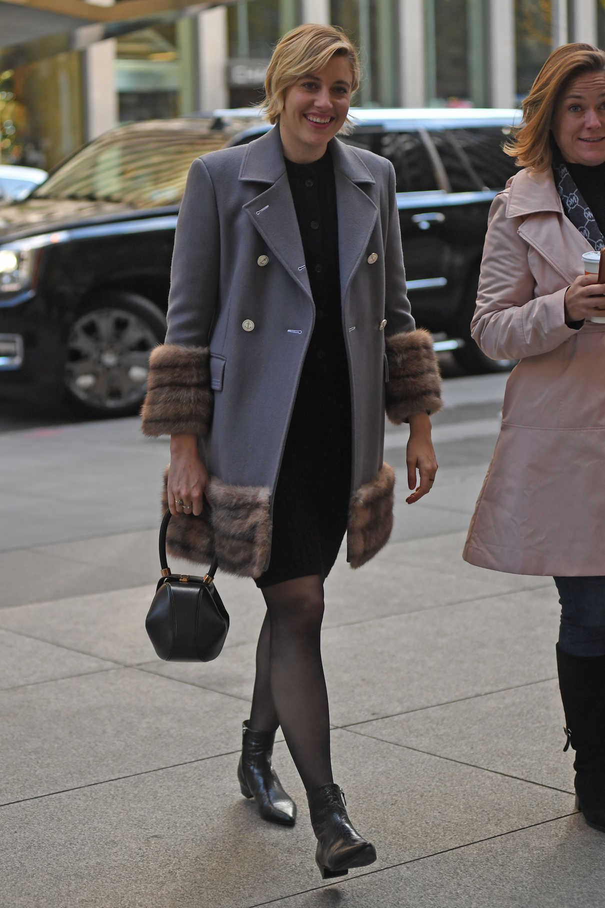 Greta Gerwig Arrives at XF Sirius Radio Station in New York City 11/20/2017-4