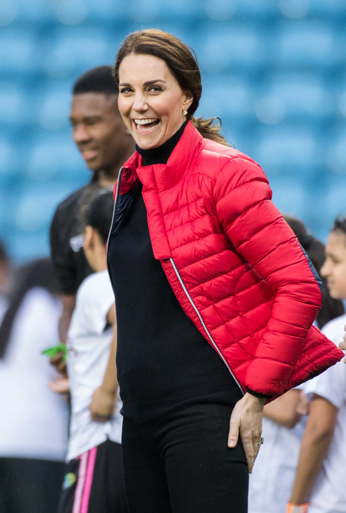 Kate Middleton Visits Aston Villa Football Club in Birmingham 11/22