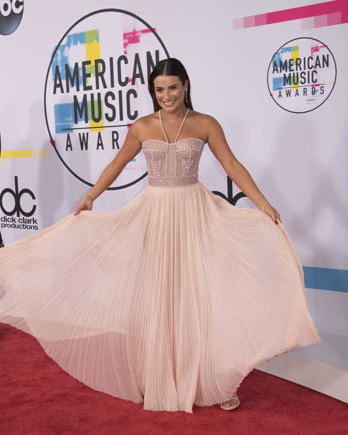 Lea Michele at 2017 American Music Awards at the Microsoft Theater in Los Angeles 11/19/2017-3