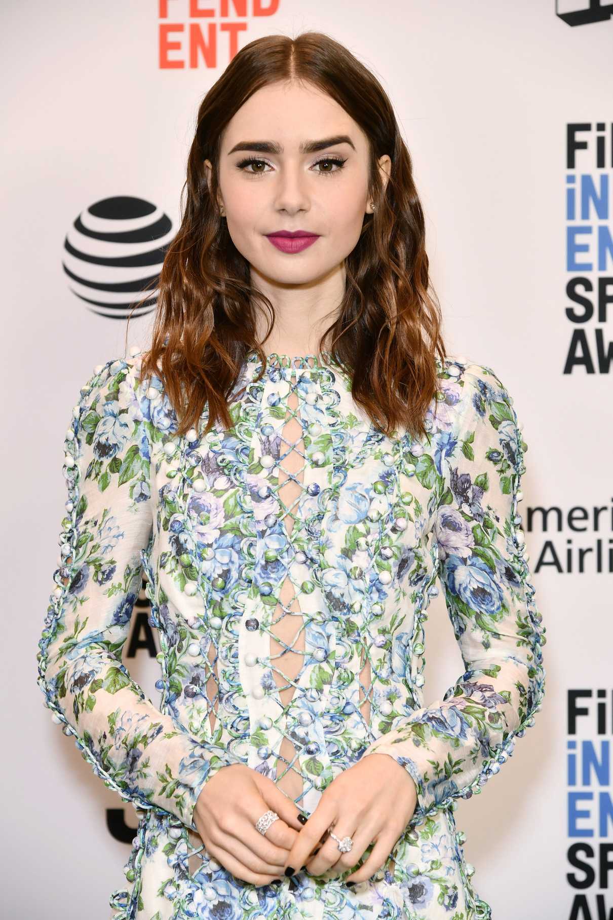 Lily Collins at the 33rd Film Independent Spirit Awards Nominees Announcement in Los Angeles 11/21/2017-4