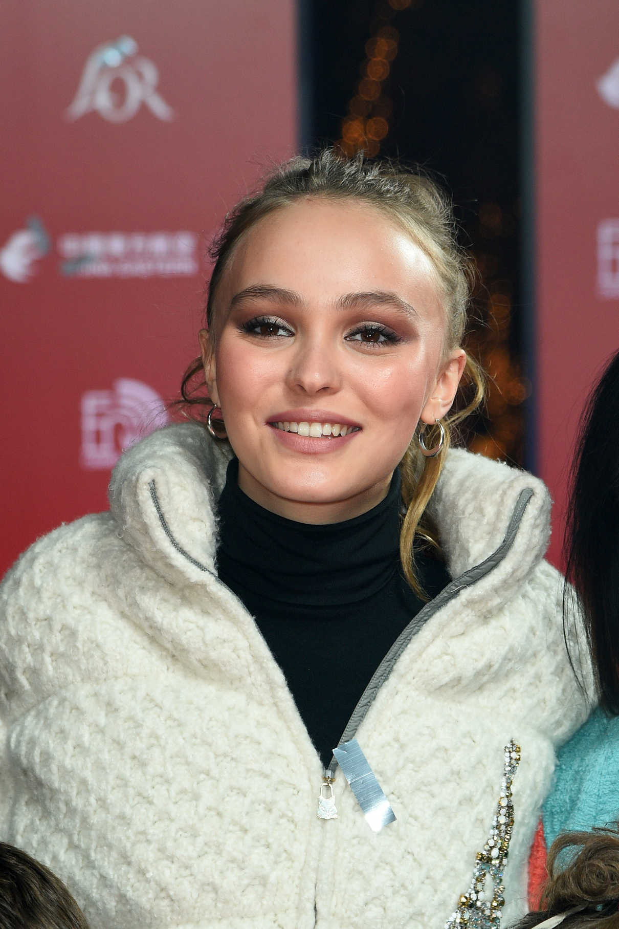 Lily Rose Depp Attends the Champs Elysees Christmas Lights Launch in Paris 11/22/2017-5