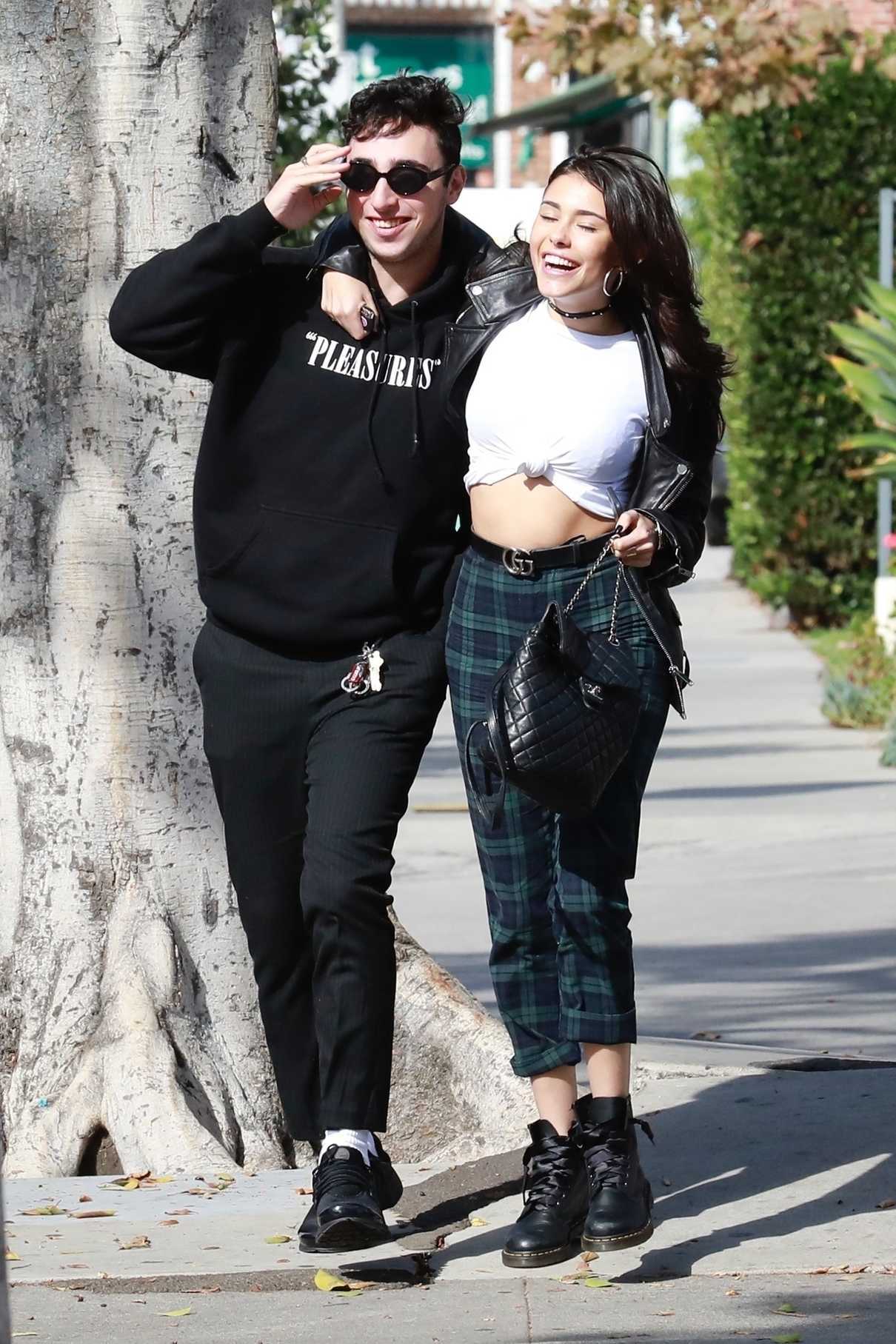 Madison Beer Bares Her Belly Out in Los Angeles 11/03/2017-2