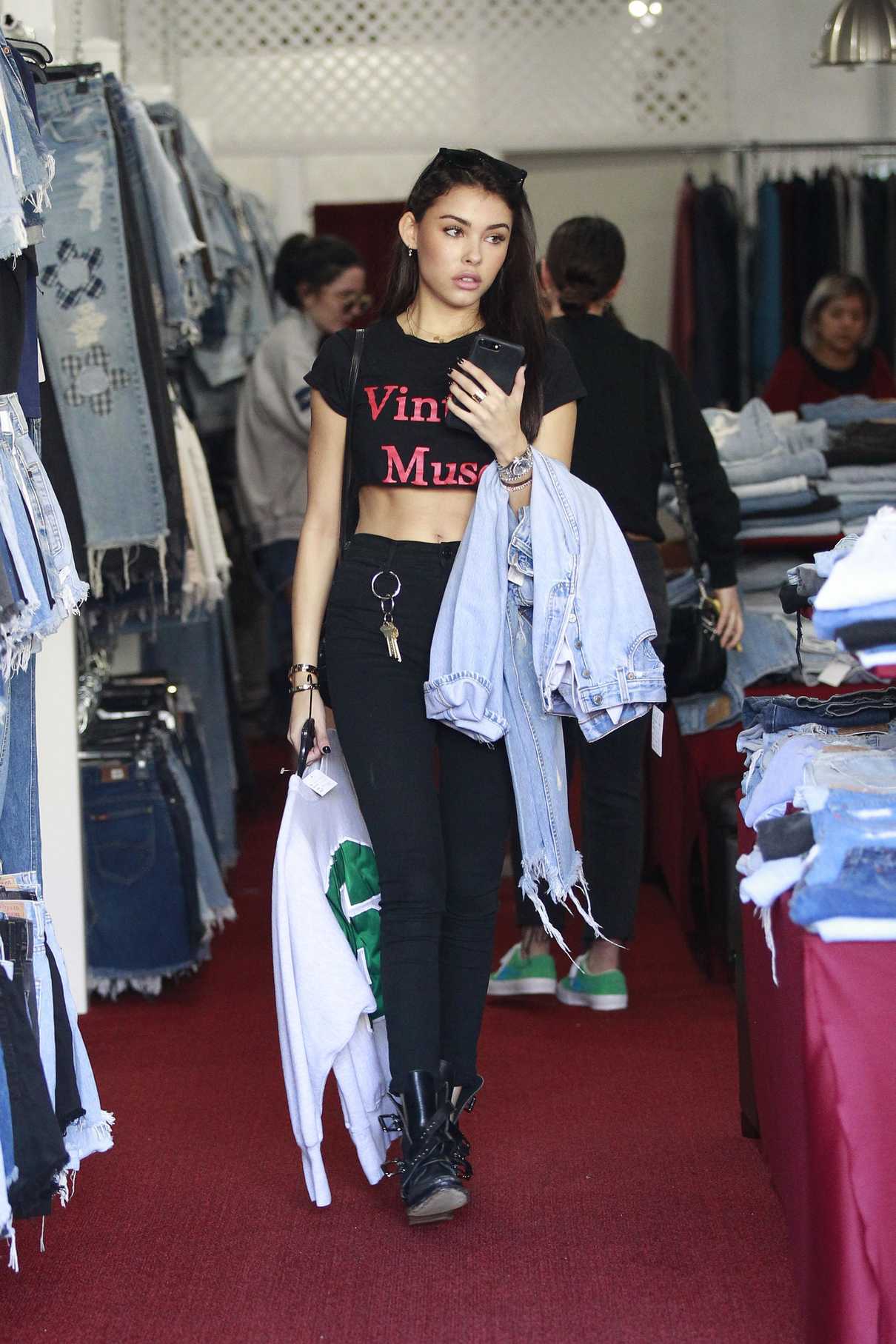 Madison Beer Goes Shopping on Melrose Avenue in LA 11/04/2017-4