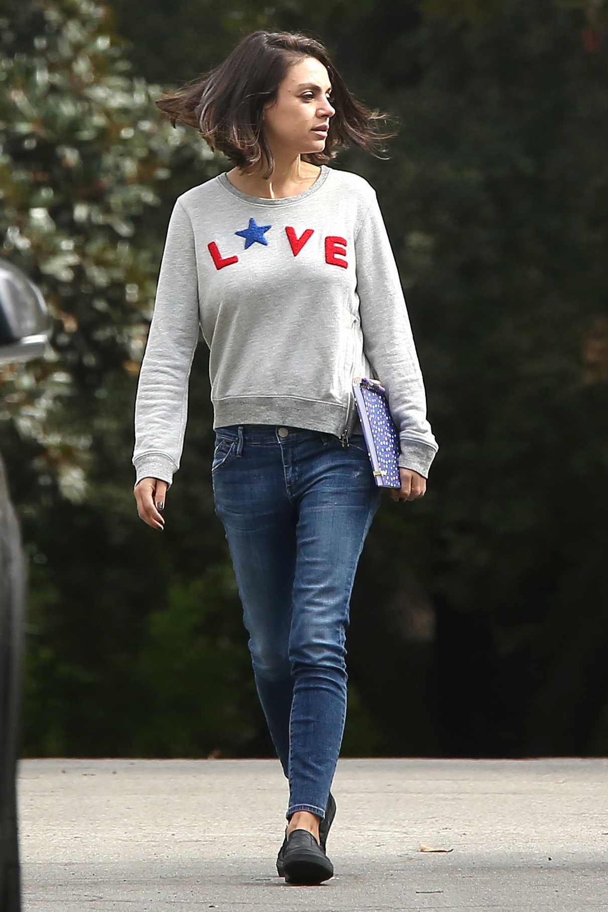 Mila Kunis Was Seen in a Love Sweatshirt Out in LA 11/10/2017-2