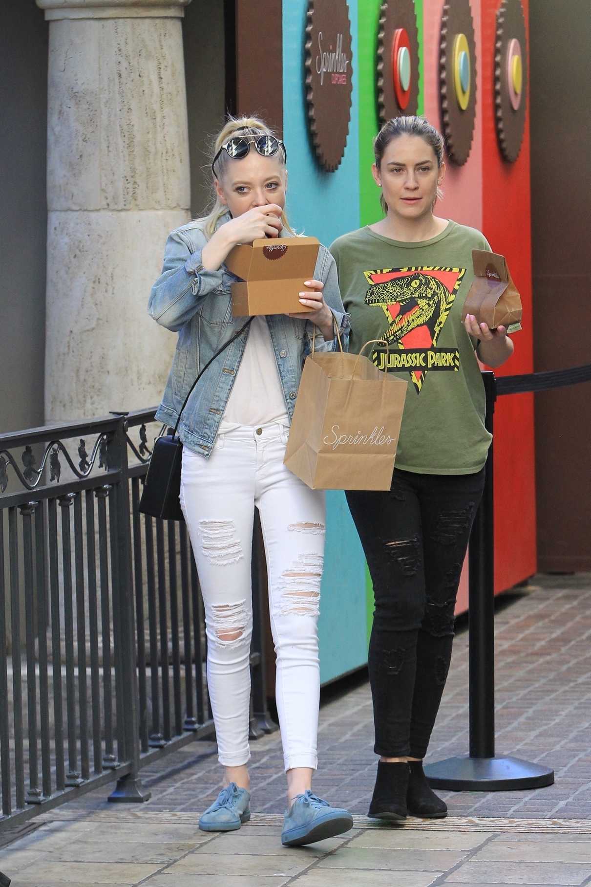Portia Doubleday Was Seen With a Friend at The Grove in West Hollywood 11/21/2017-2