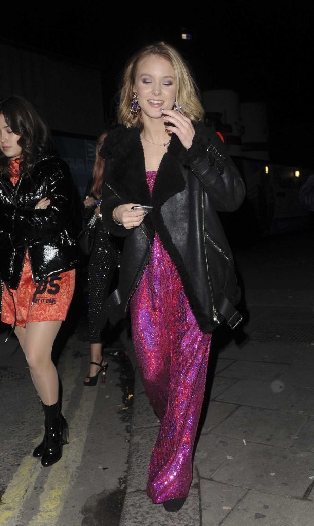 Zara Larsson Leaves the Tape Nightclub in London 11/12/2017-1
