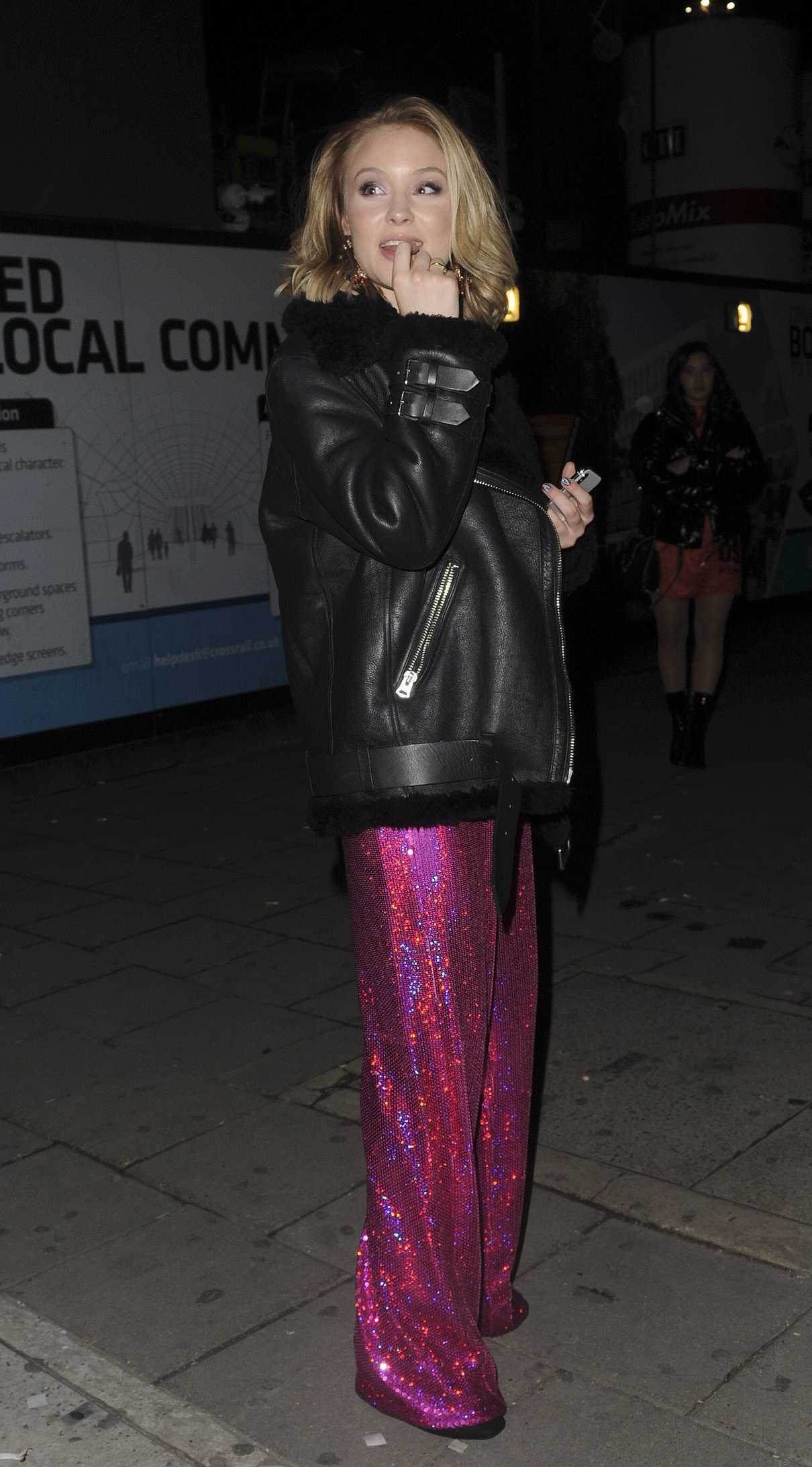Zara Larsson Leaves the Tape Nightclub in London 11/12/2017-4