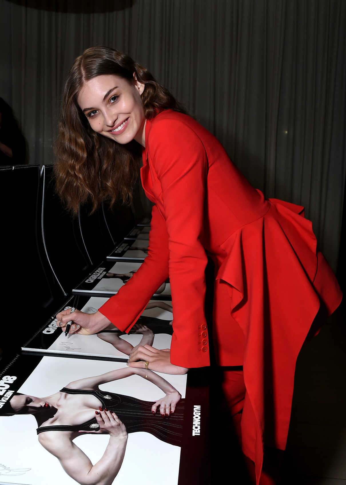Grace Elizabeth Attends the CR Fashion Book Celebrating Launch of CR Girls 2018 with Technogym in New York City 12/12/2017-5