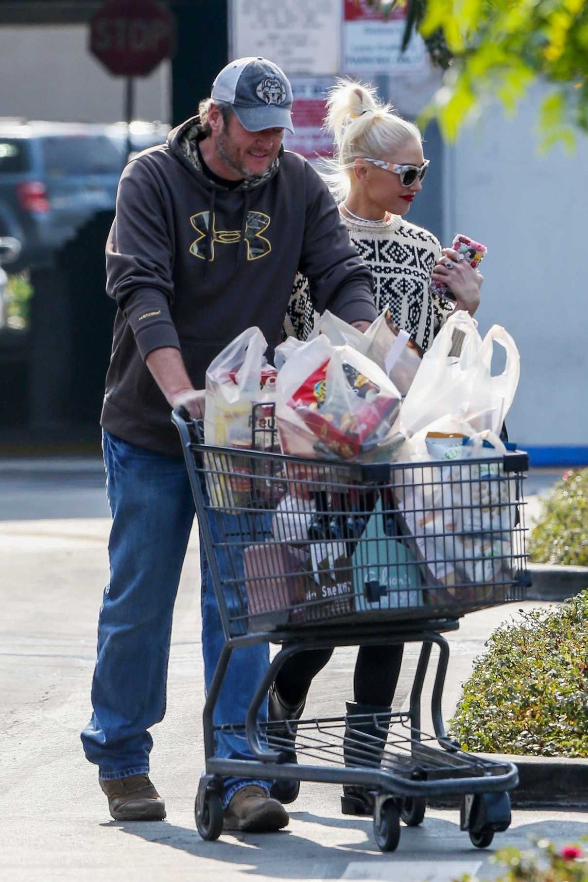 Gwen Stefani Goes Shopping at Gelson's Supermarket in Los Angeles 12/17/2017-2