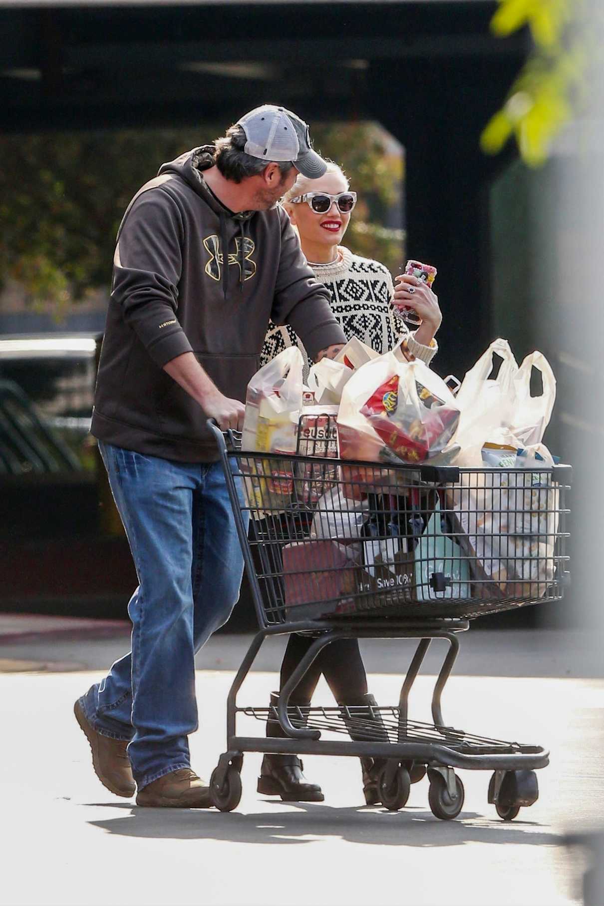 Gwen Stefani Goes Shopping at Gelson's Supermarket in Los Angeles 12/17/2017-3