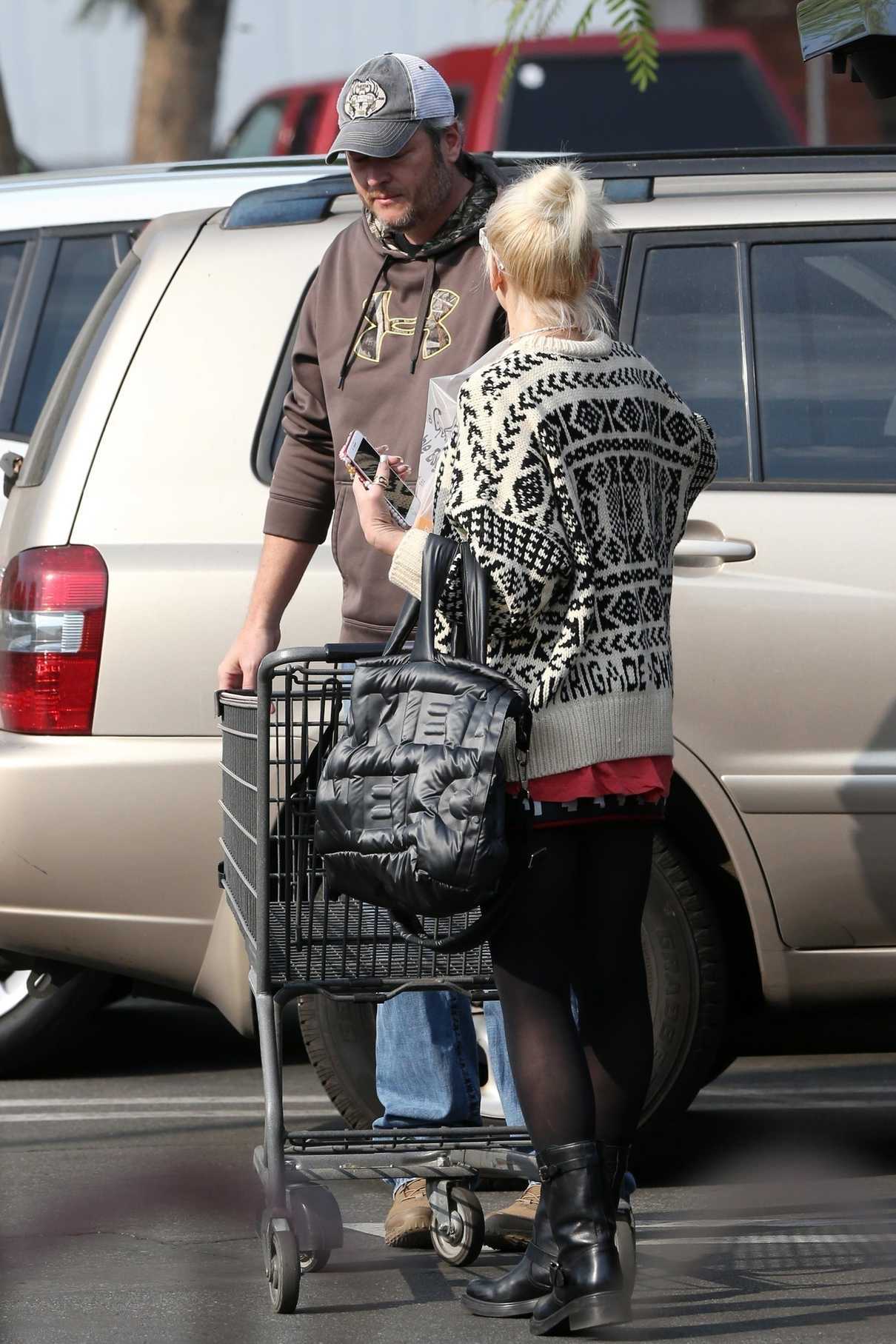 Gwen Stefani Goes Shopping at Gelson's Supermarket in Los Angeles 12/17/2017-5