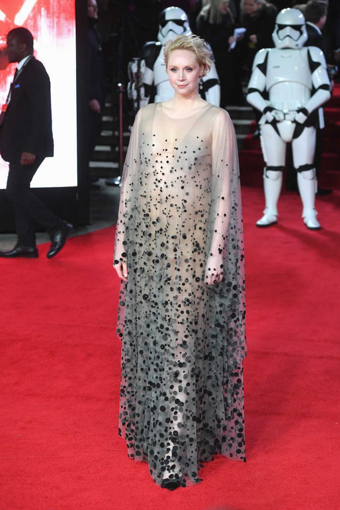 Gwendoline Christie at the Star Wars: The Last Jedi Premiere in London 12/12/2017-1