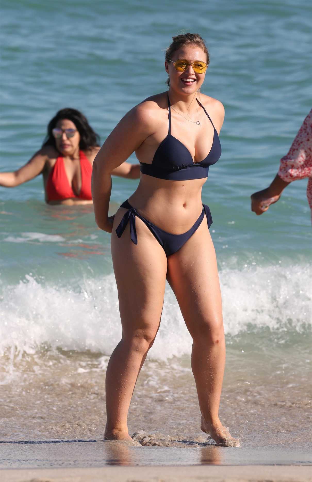 Iskra Lawrence in Bikini at the Beach in Miami 12/11/2017-2