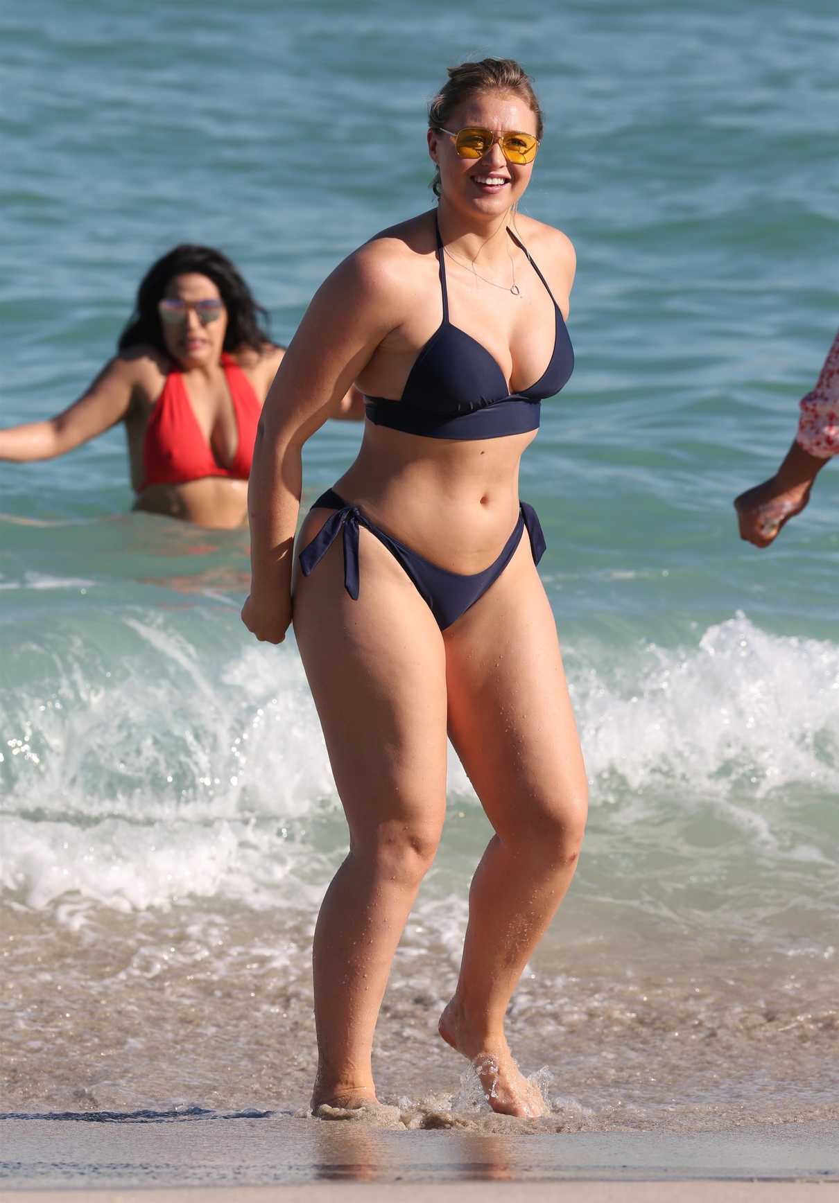Iskra Lawrence in Bikini at the Beach in Miami 12/11/2017-4