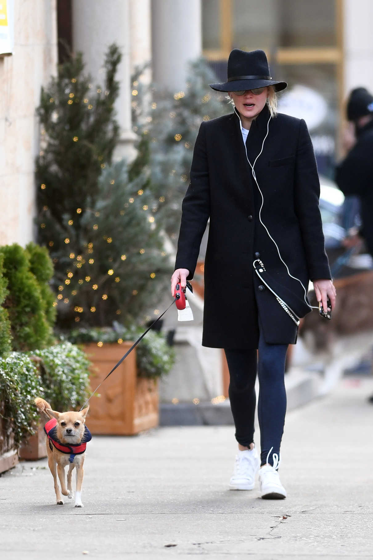 Jennifer Lawrence Walks Her Dog in New York 12/18/2017-3