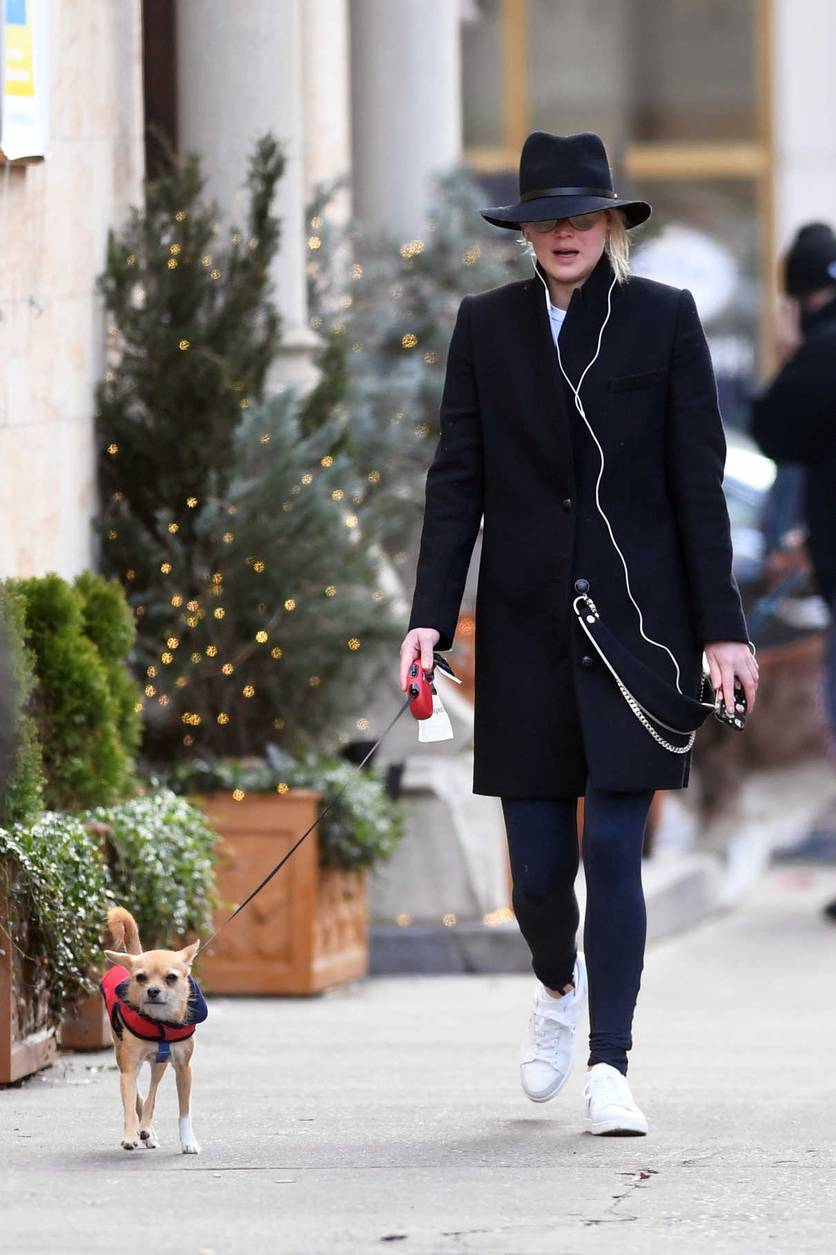 Jennifer Lawrence Walks Her Dog in New York 12/18/2017-4