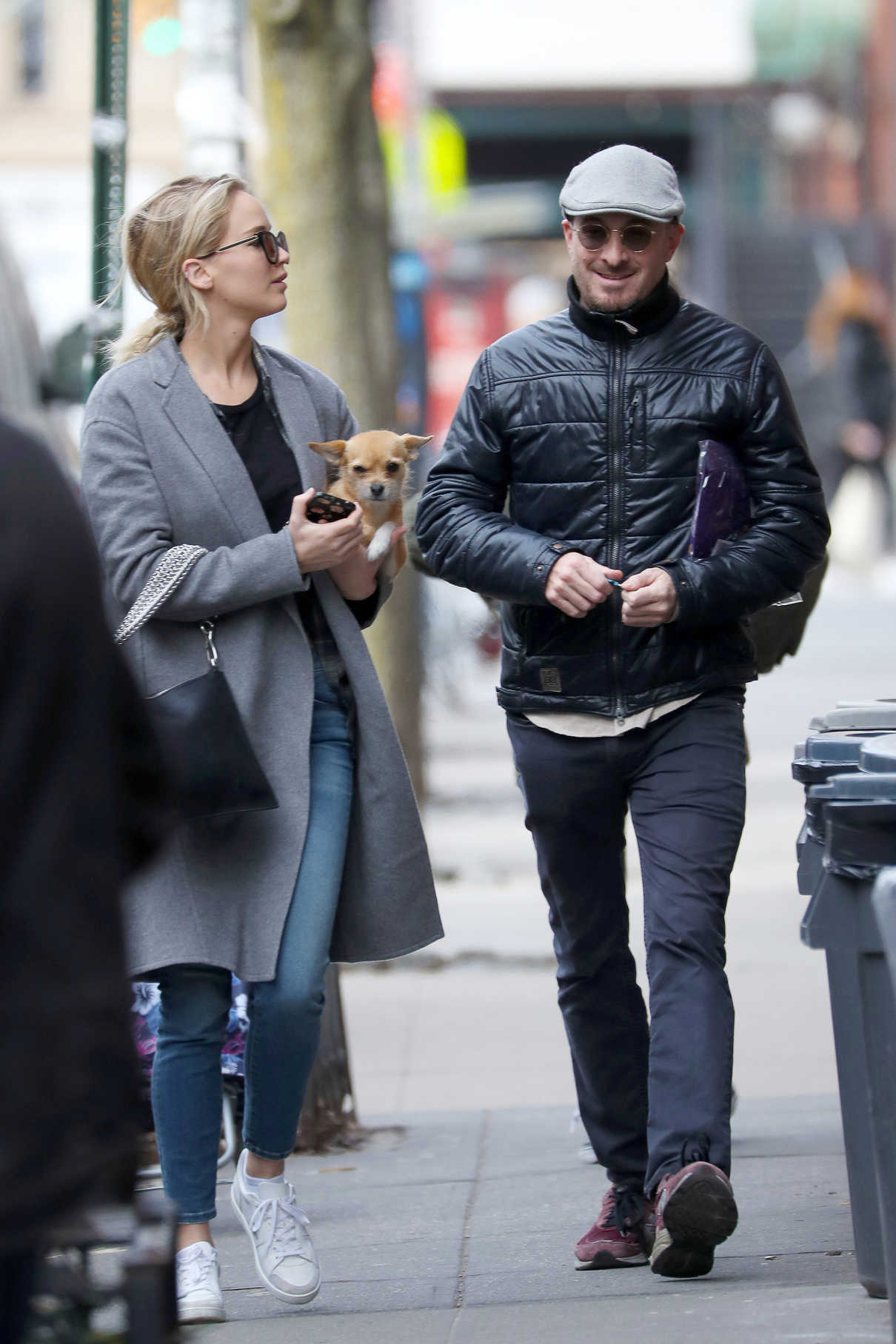 Jennifer Lawrence Was Seen Out with Her Pooch in New York City 12/21/2017-3