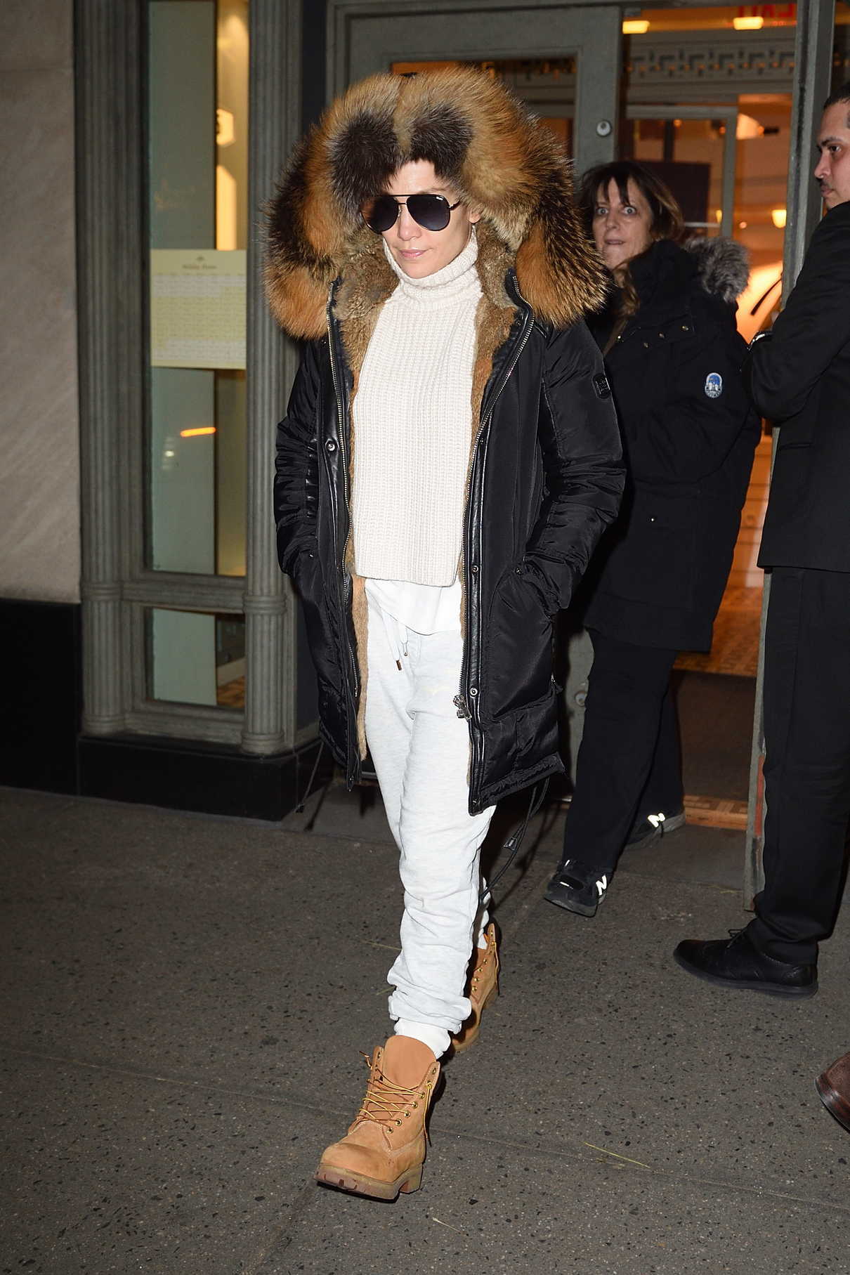 Jennifer Lopez Shops at Hermes in NYC 12/13/2017-2