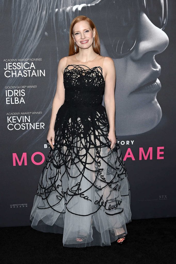 Jessica Chastain at Molly's Game Premiere in New York City 12/13/2017-1
