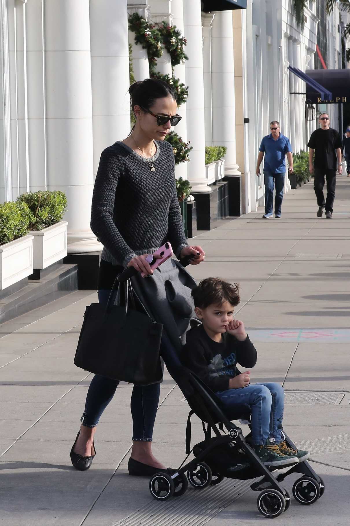 Jordana Brewster Goes Shopping on Rodeo Drive in LA 12/18/2017-3