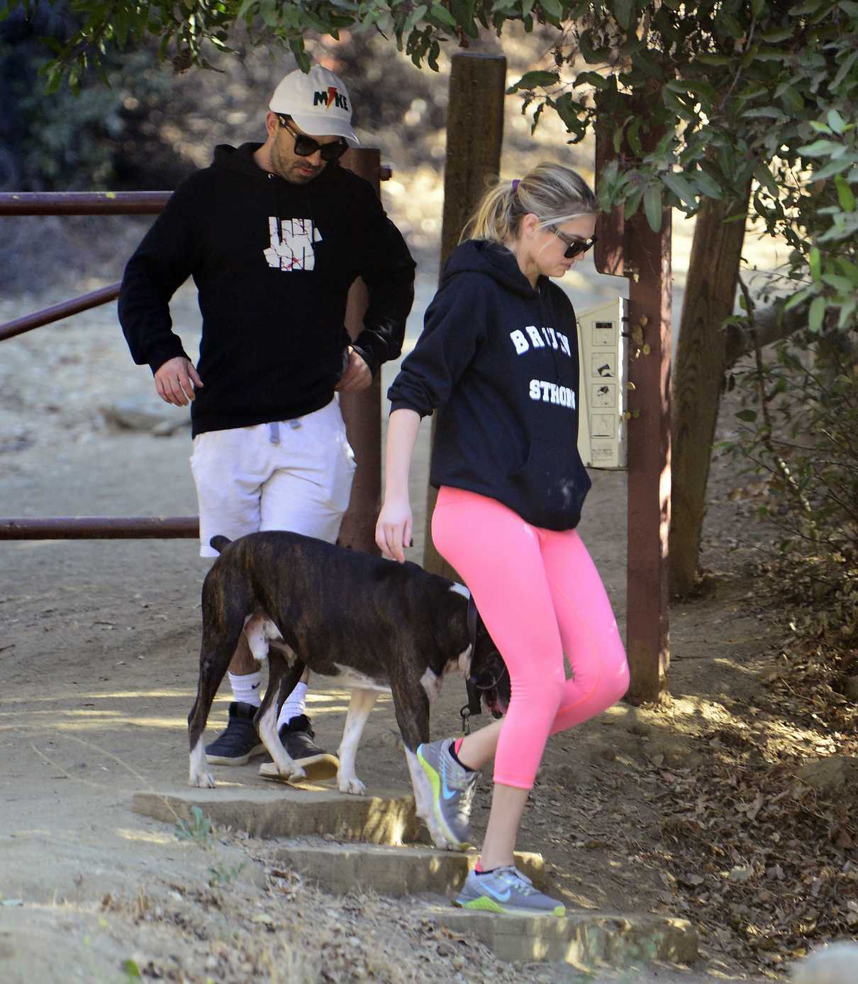 Kate Upton Out on a Hike with Her Dog in LA 12/19/2017-3