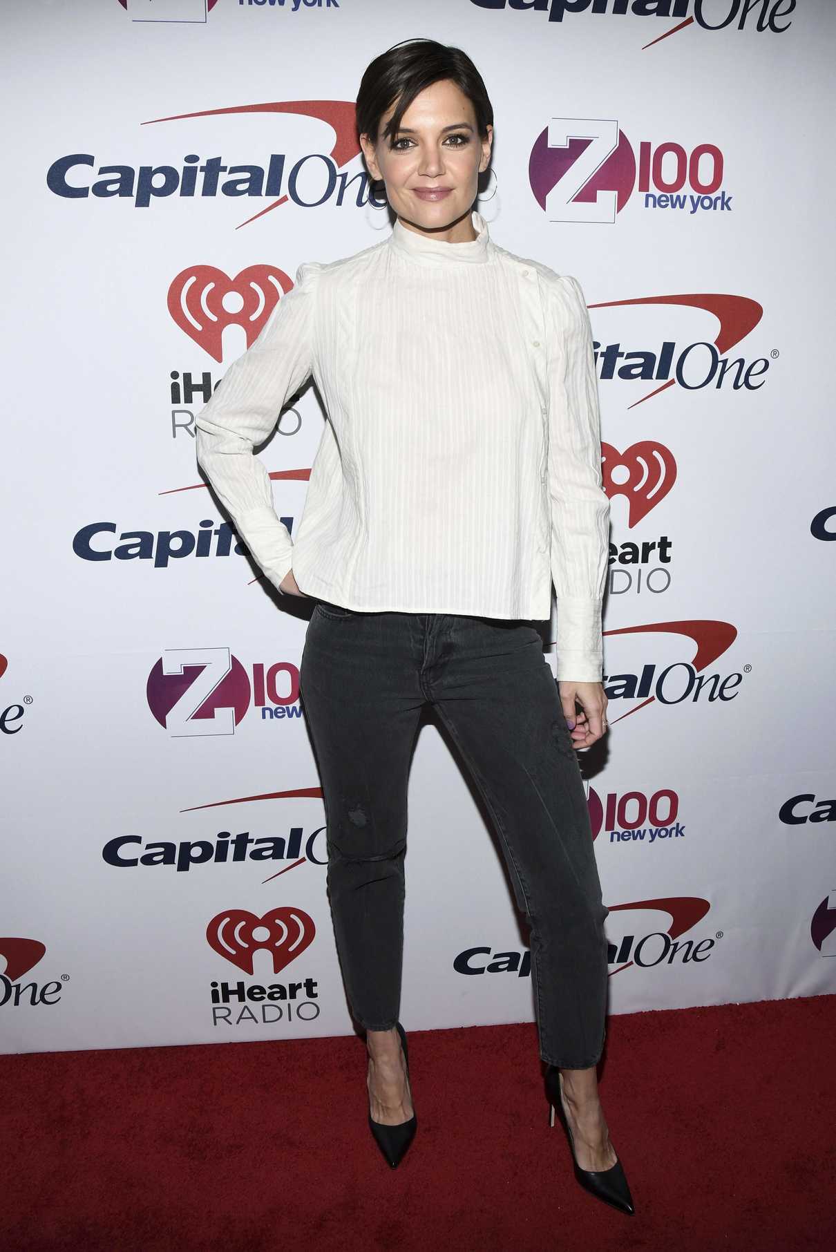 Katie Holmes at Z100's Jingle Ball by Capital One at Madison Square Garden in New York City 12/08/2017-3