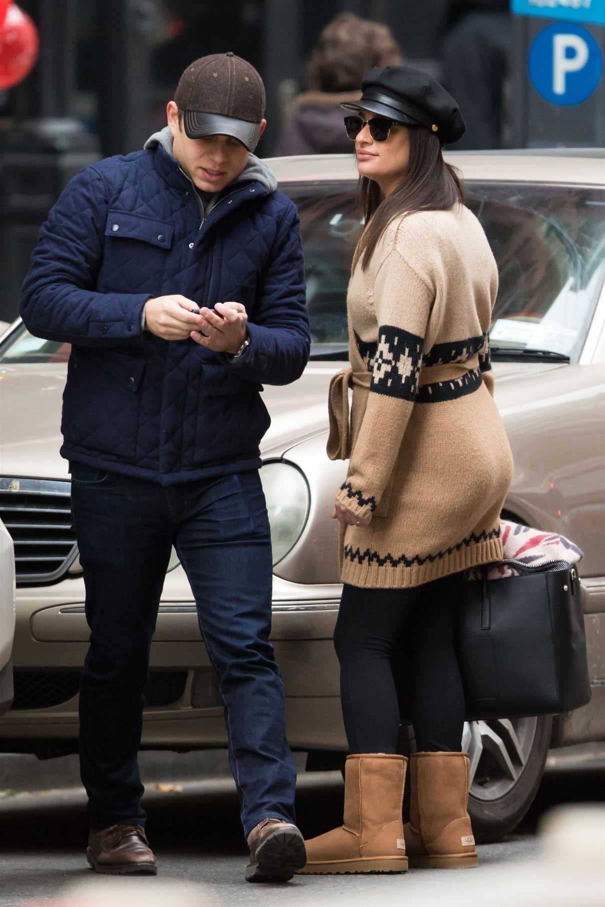 Lea Michele Goes to a Road Trip in NYC 12/22/2017-3